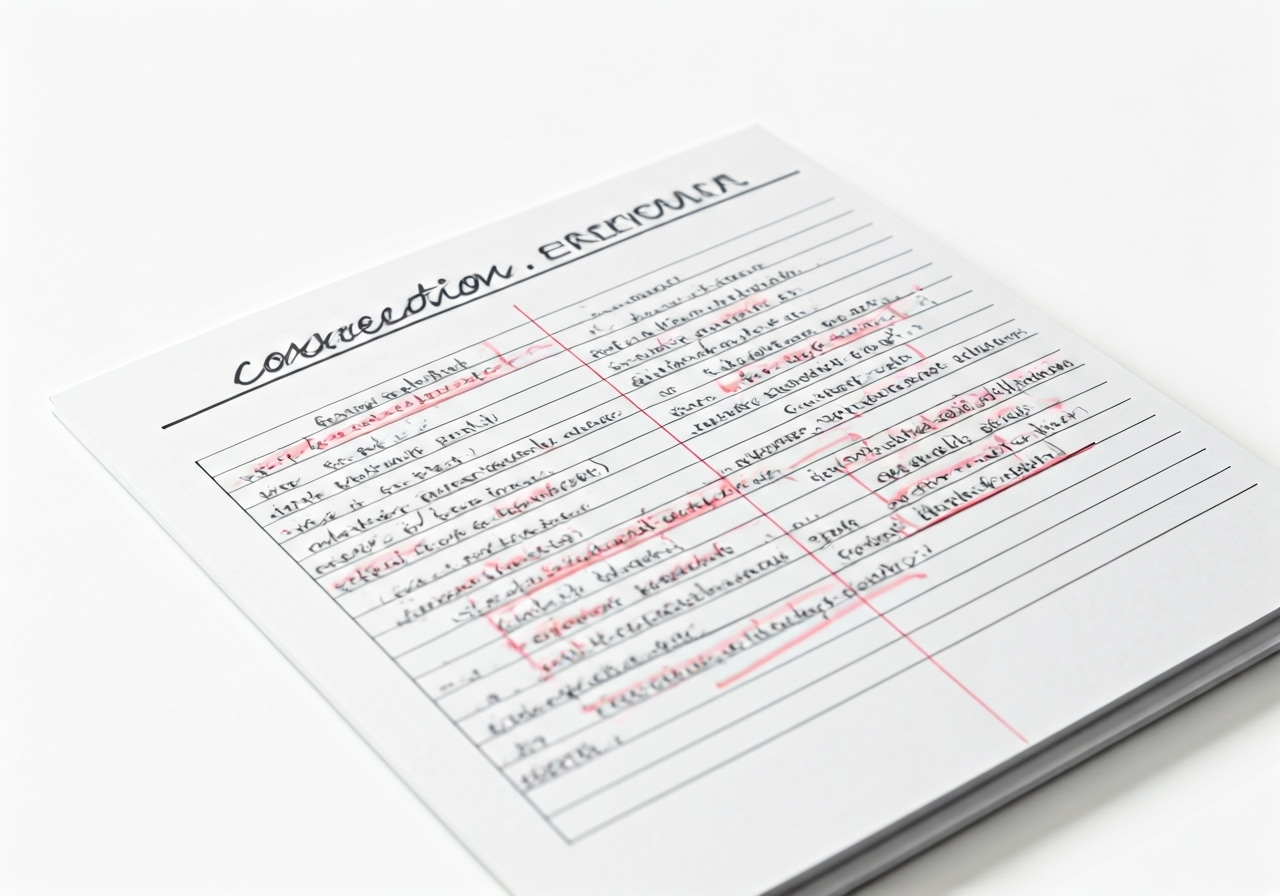 correction-翻译为中文-例句英语| Reverso Context