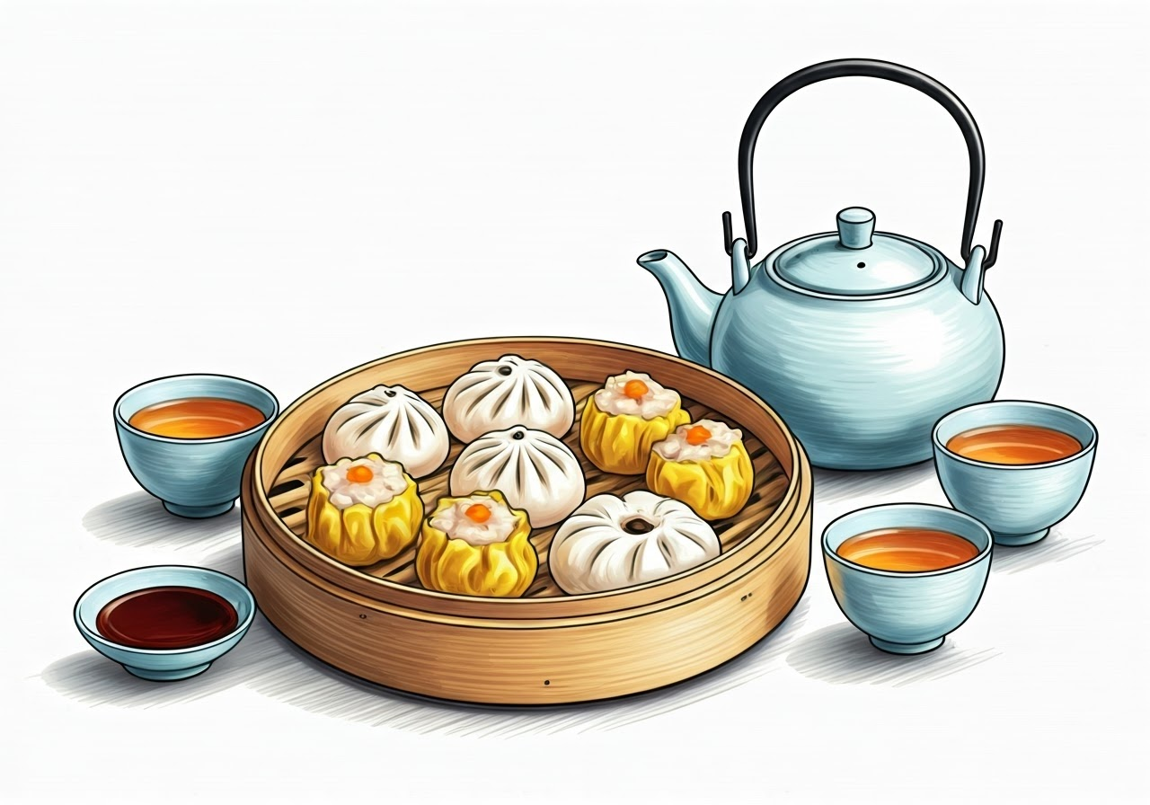 dim sum - Translation into French - examples English | Reverso Context