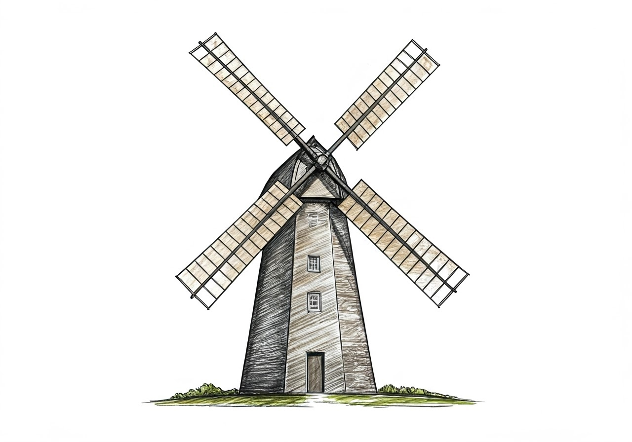 windmill-翻译为中文-例句英语| Reverso Context